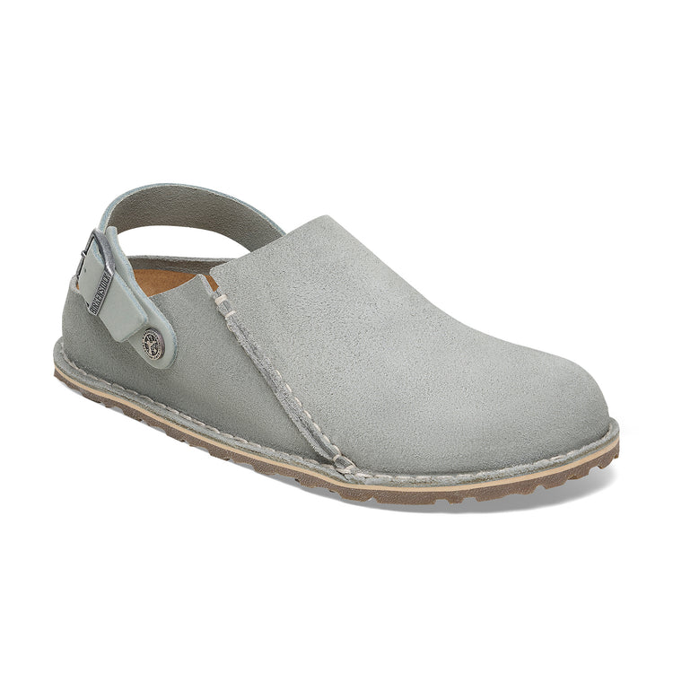 Birkenstock Lutry Pure Sage Suede Leather 