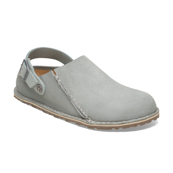 靴 BIRKENSTOCK Lutry Premium Suede puresage Birkenstock Lutry Pure Sage Suede Leather