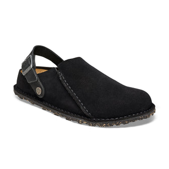 Birkenstock Lutry Black Suede Leather 