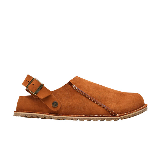 Birkenstock Lutry Mink Suede Leather side view