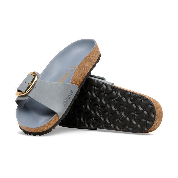 Birkenstock Australia Madrid Big Buckle Basalt Grey Oiled Leather sole view