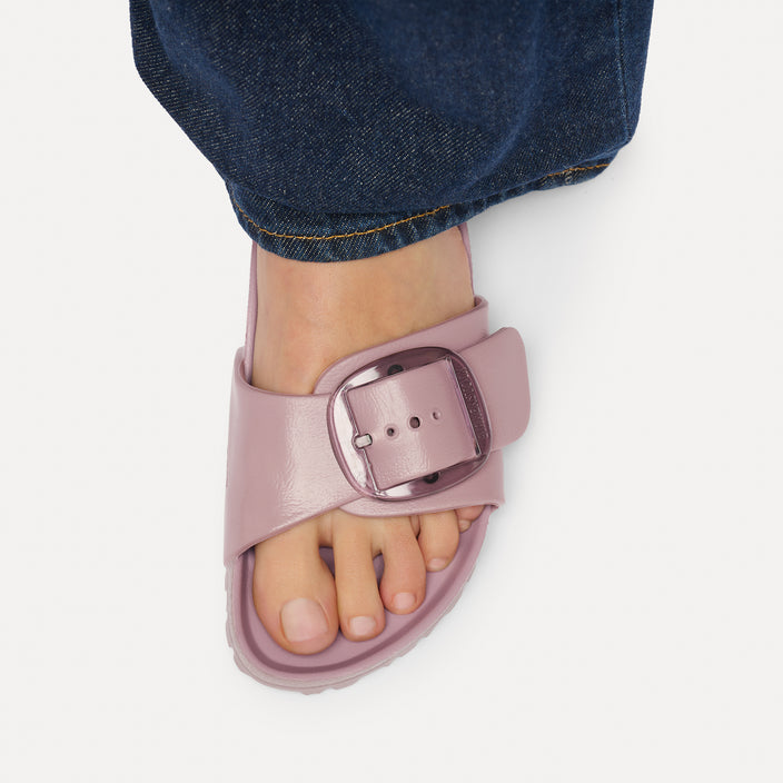 Birkenstock Australia Madrid Big Buckle EVA Faded Purple On Model 2