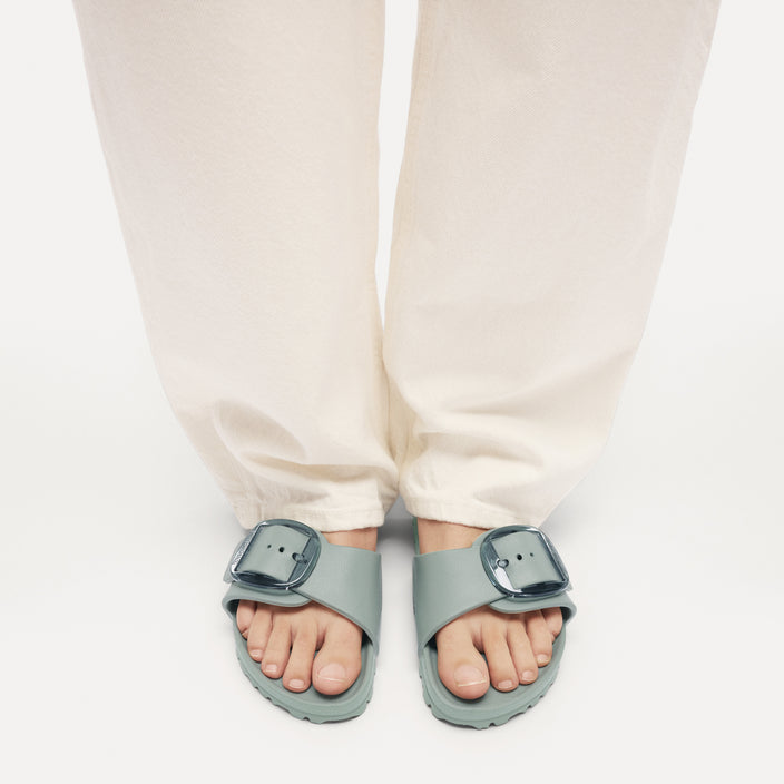 madrid big buckle eva pure sage on model 1 1031422