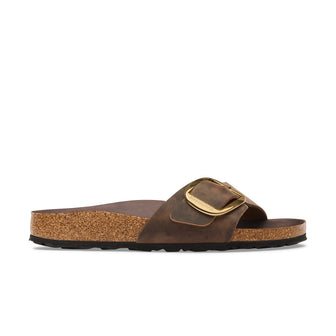 Birkenstock Australia Madrid Big Buckle Habana Oiled Leather Side View