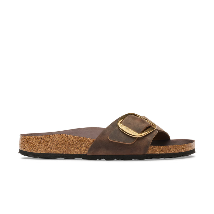 Birkenstock Australia Madrid Big Buckle Habana Oiled Leather Side View