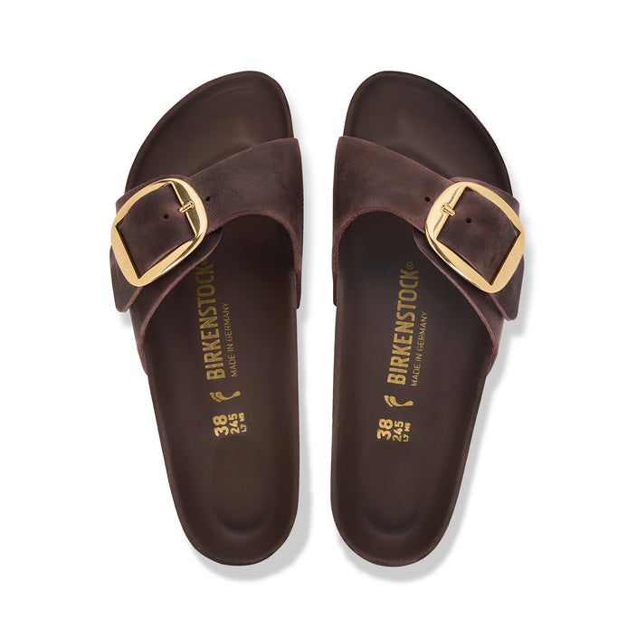 Birkenstock Australia Madrid Big Buckle Habana Oiled Leather Top View