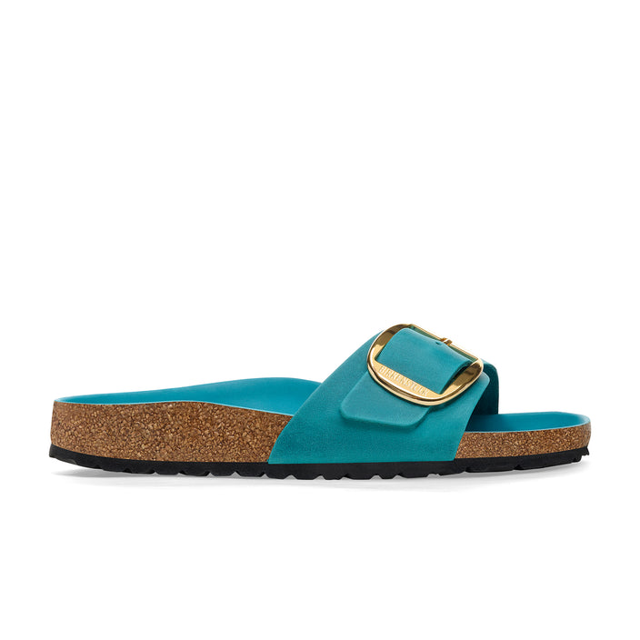 Birkenstock Madrid Big Buckle Biscay Bay Oiled Leather side view