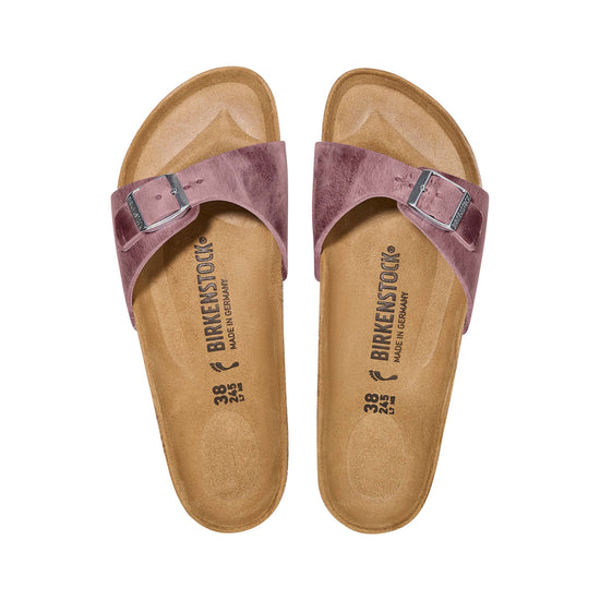 Birkenstock Madrid Lavender Oiled Leather top view