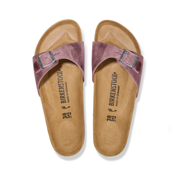 Birkenstock Madrid Lavender Oiled Leather top view