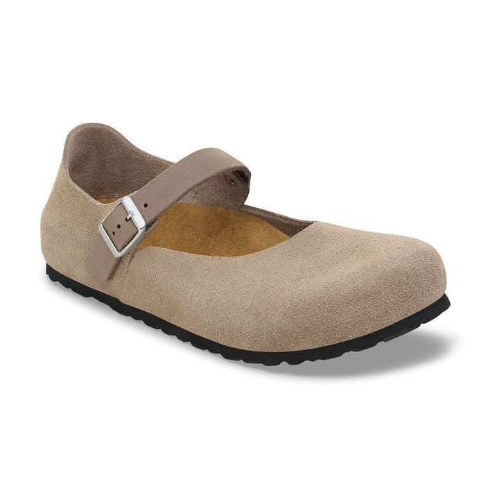 Birkenstock Mantova Taupe Suede Leather