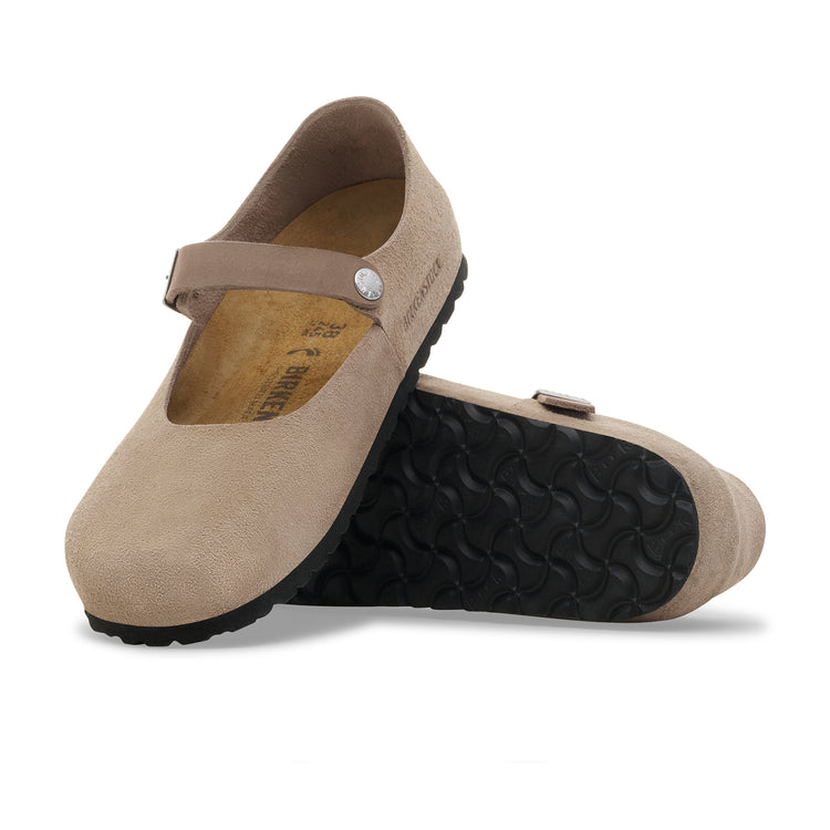 Birkenstock Mantova Taupe Suede Leather sole view