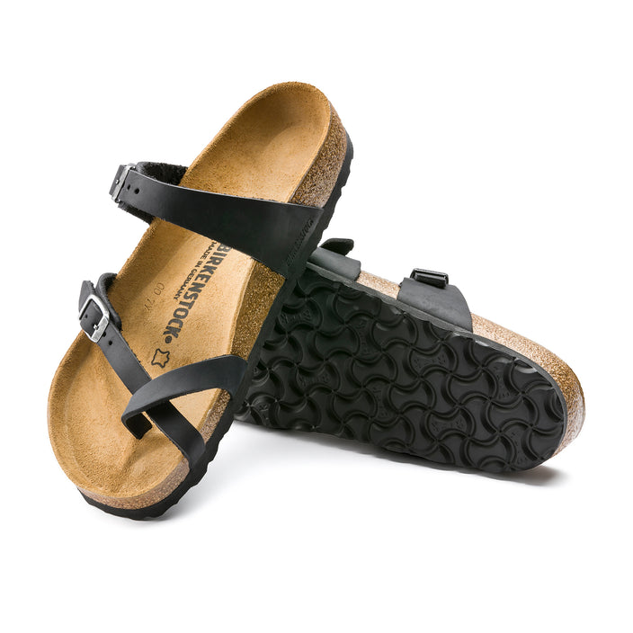 Birkenstock Australia Mayari Black Oiled Leather sole view