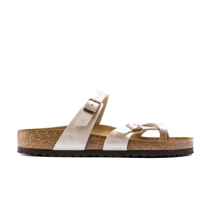 Birkenstock Mayari Graceful Pearl White Birko-Flor side view