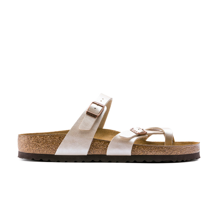 Birkenstock Mayari Graceful Pearl White Birko-Flor side view