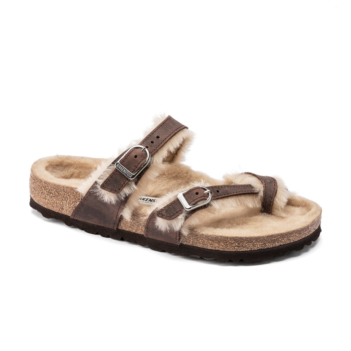 Birkenstock Australia Mayari Shearling Habana Oiled Leather/Shearling 