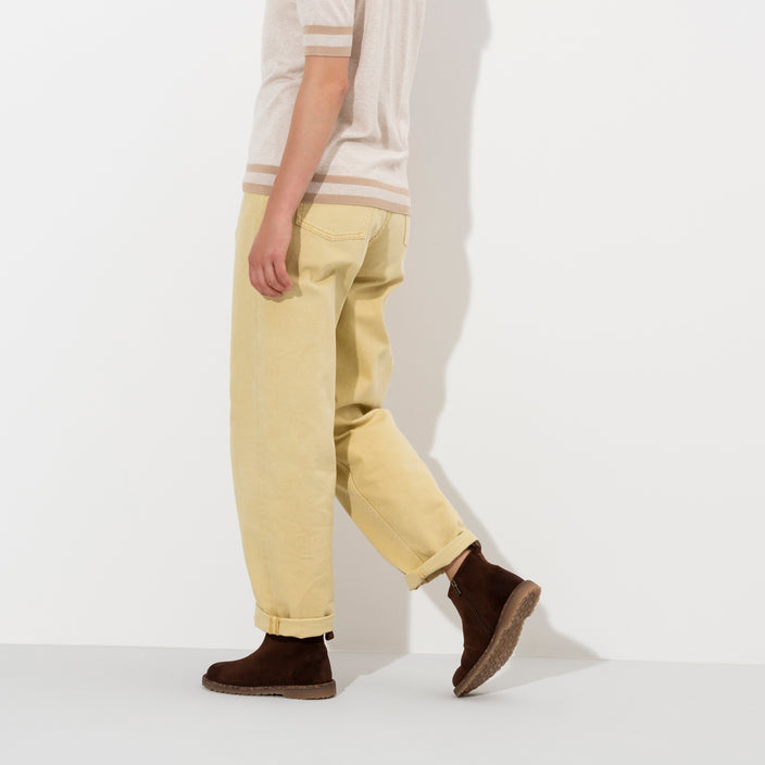 melrose espresso waxy suede leather on model 1 1017289