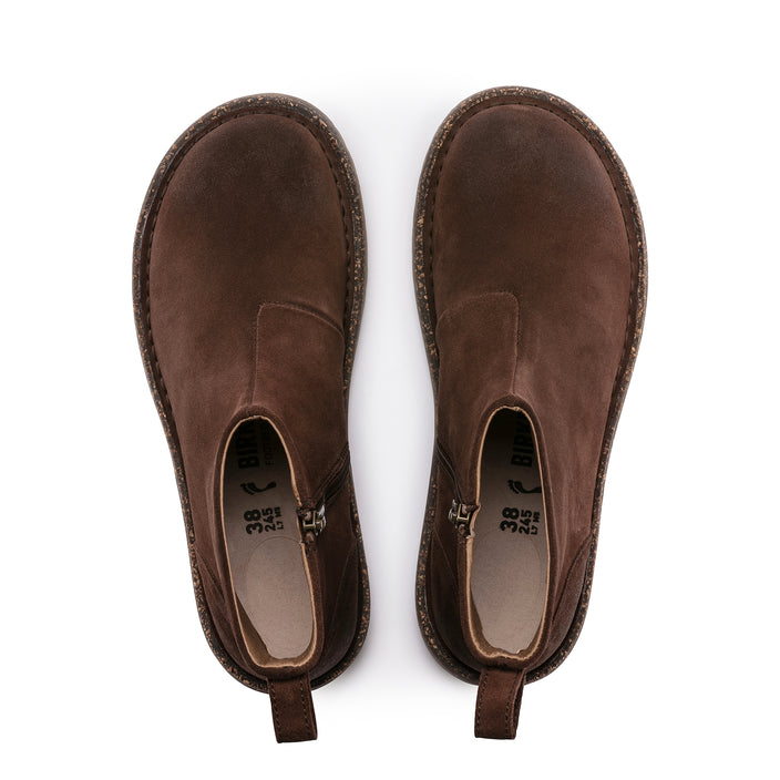 Birkenstock Melrose Espresso Waxy Suede Leather top view