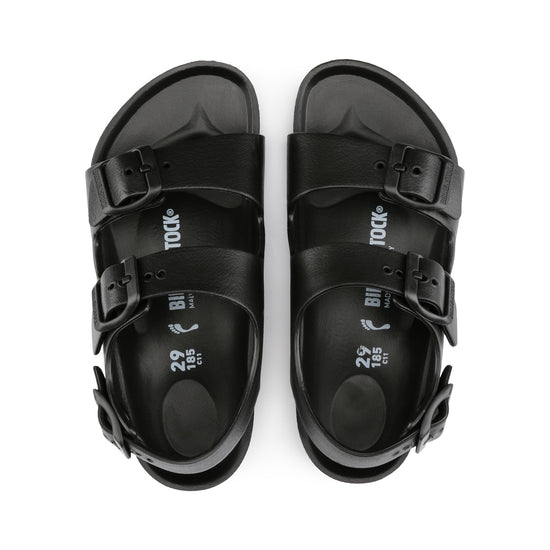 Birkenstock Milano Kids EVA Black top view