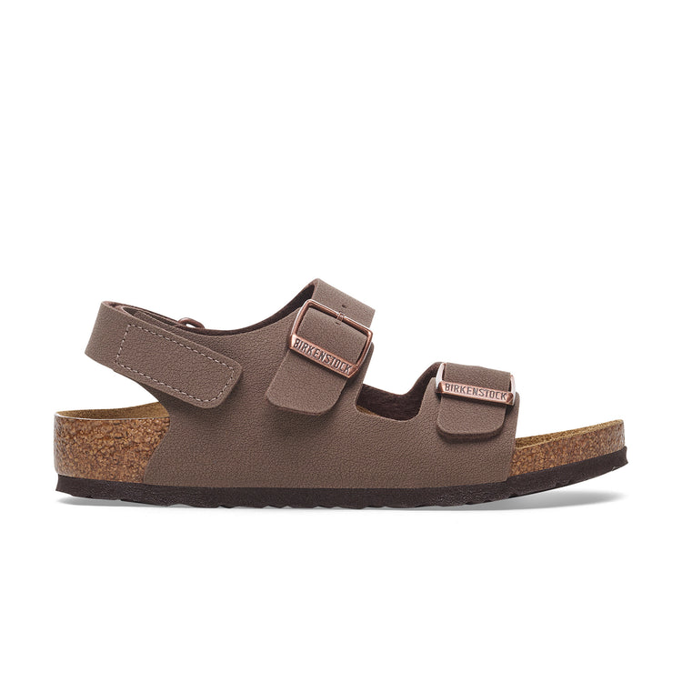 Birkenstock Milano Kids Mocca BirkiBuc side view