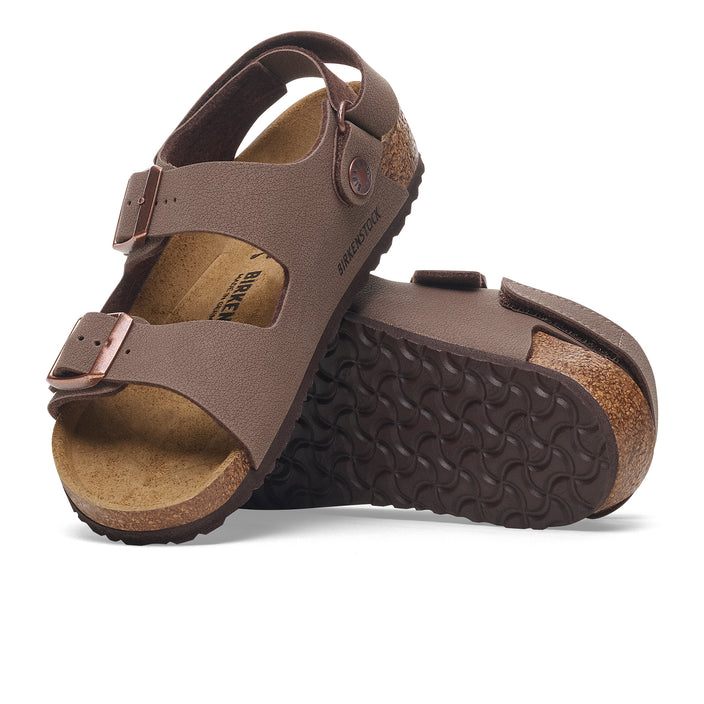 Birkenstock Milano Kids Mocca BirkiBuc sole view