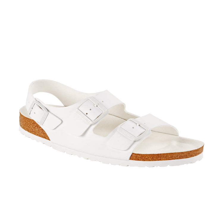 Birkenstock Milano Semi Exquisite White Birko-Flor