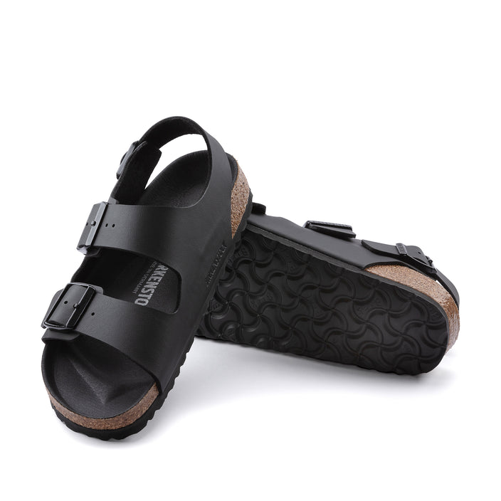 Birkenstock Australia Milano Semi Exquisite Black Birko-Flor sole view