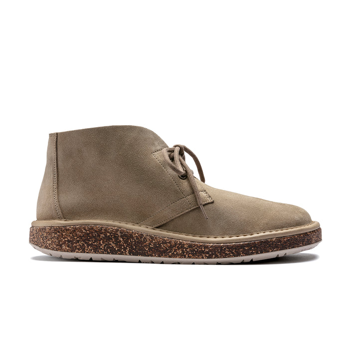 Birkenstock Milton Ginger Suede Leather side view