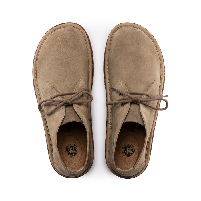 Birkenstock Milton Ginger Suede Leather top view