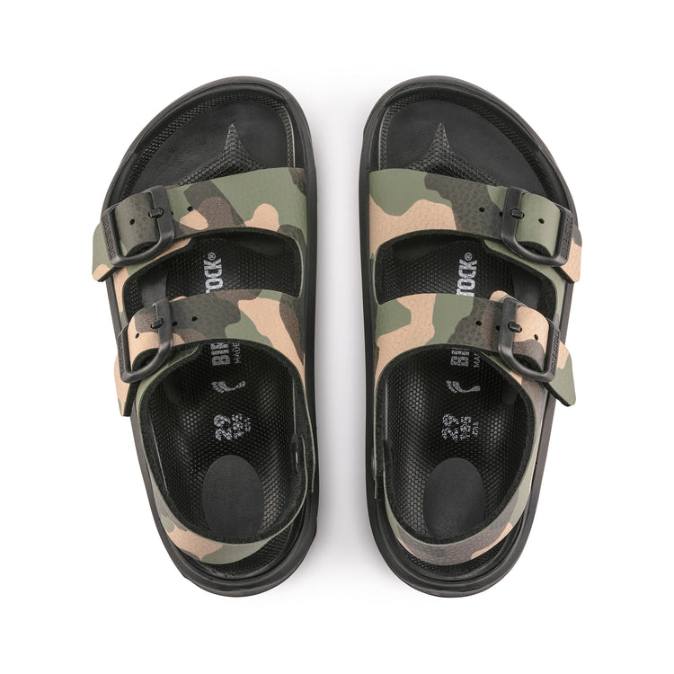 Birkenstock Mogami Kids Desert Soil Camo Khaki Birko-Flor/Polyurethane top view
