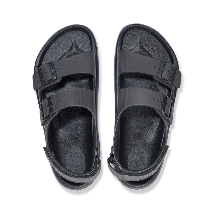 Birkenstock Mogami Terra Black Birko-Flor top view