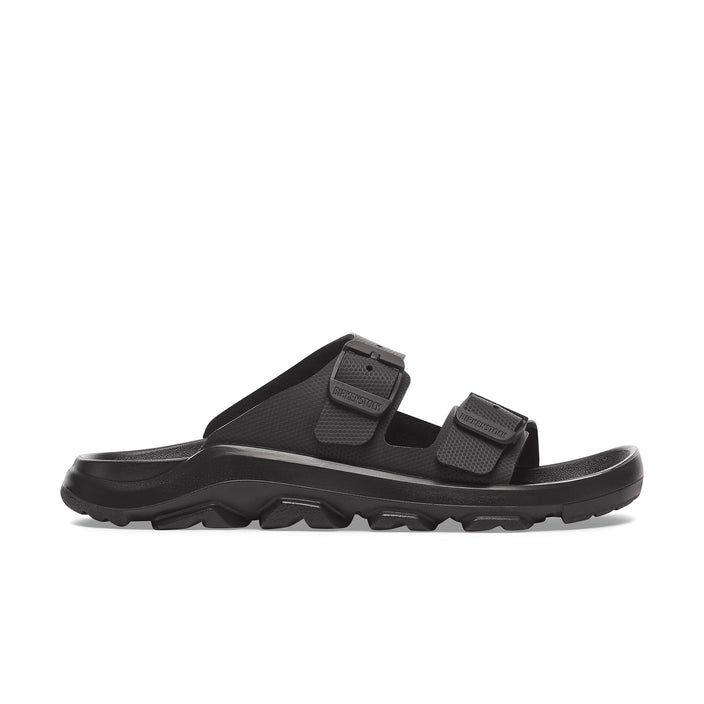 Birknstock Mogami Terra Stealth 2-Strap Black Birko-Flor side view