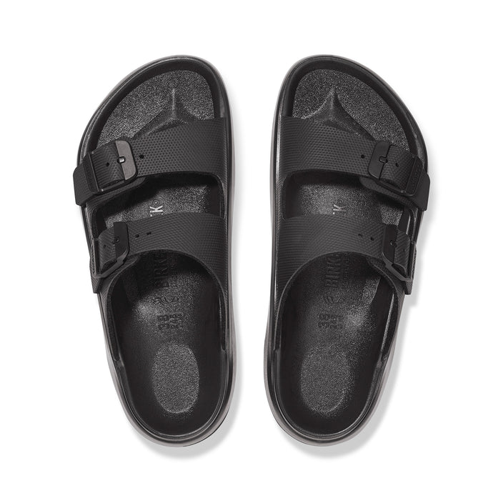 Birknstock Mogami Terra Stealth 2-Strap Black Birko-Flor top view
