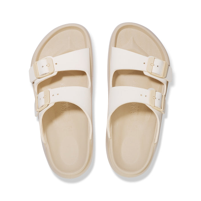 Birkenstock Mogami Terra Stealth 2-Strap Eggshell Birko-Flor top view