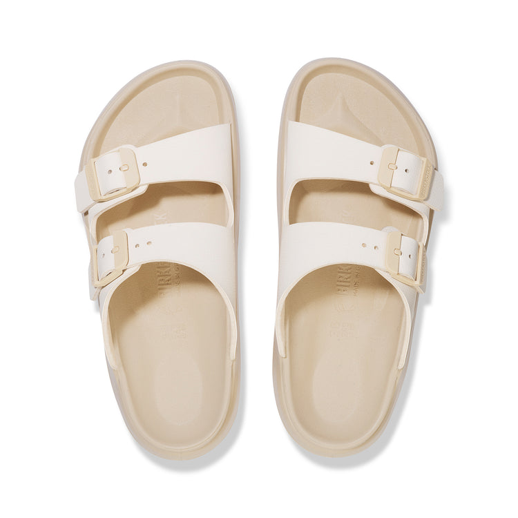 Birkenstock Mogami Terra Stealth 2-Strap Eggshell Birko-Flor top view