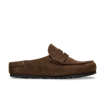 Birkenstock Naples Wrapped Carafe Suede Leather side view