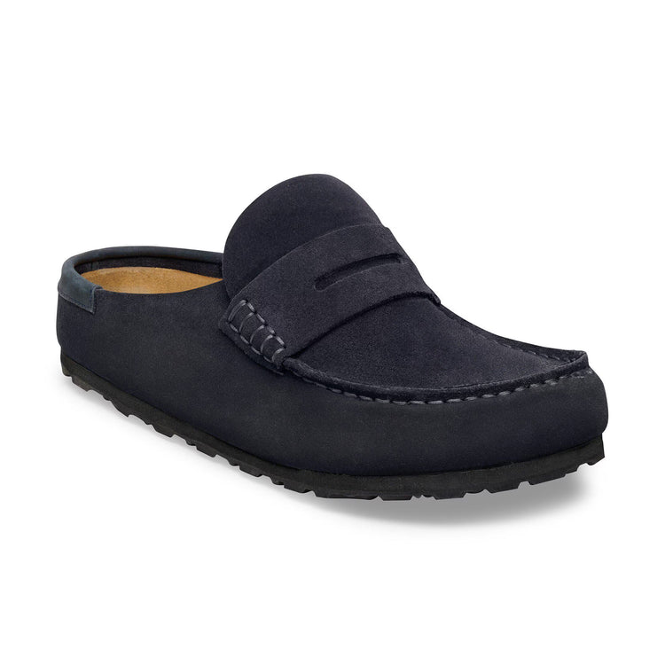 Birkenstock Australia Naples Wrapped Midnight Suede Leather