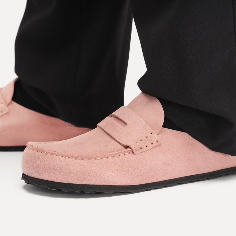 Naples Wrapped Pink Clay Suede Leather
