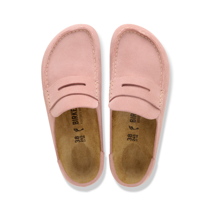 Birkenstock Naples Wrapped Pink Clay Suede Leather top view