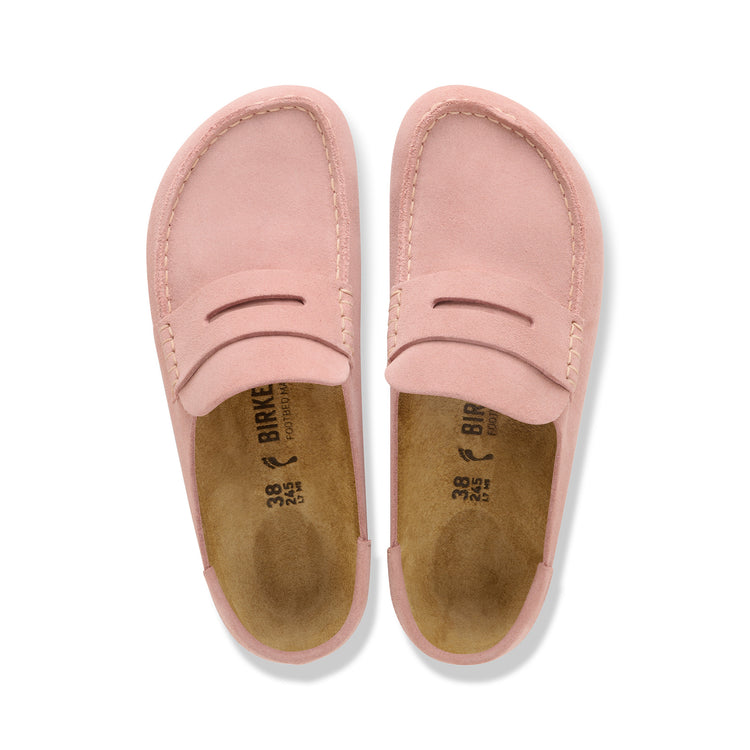 Birkenstock Naples Wrapped Pink Clay Suede Leather top view