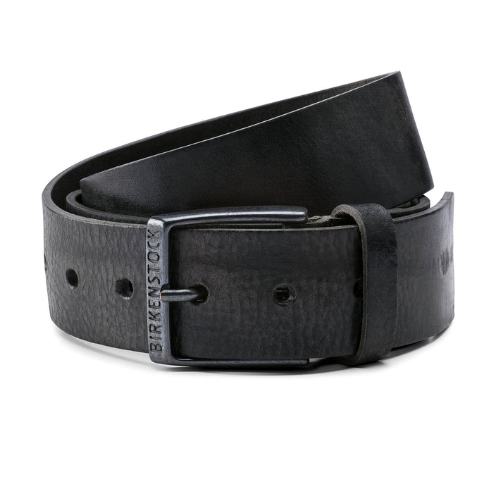 Birkenstock Australia Ohio Belt Black Grained Leather 40mm One Size
