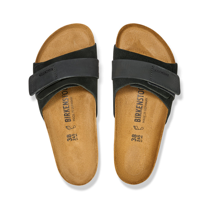 Birkenstock Oita Suede Leather Black sole view