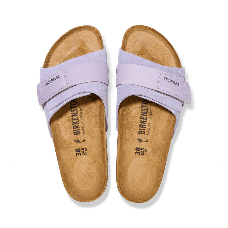 Birkenstock Oita Purple Fog Suede/Nubuck Leather top view