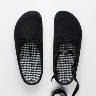 Birkenstock Australia Opera Black Suede Leather 