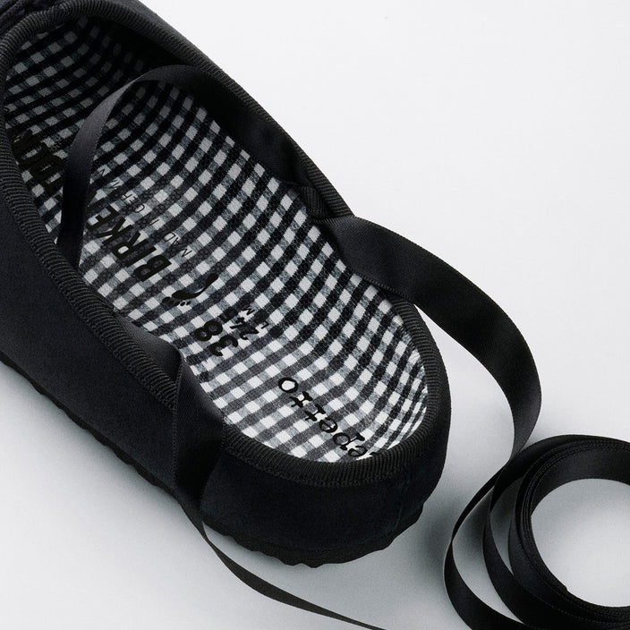 Birkenstock Australia Opera Black Suede Leather back view