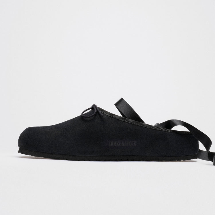Birkenstock Australia Opera Black Suede Leather side alt view