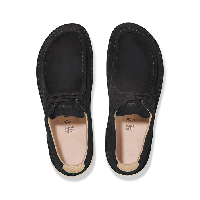 Birkenstock Pasadena Black Suede Leather top view