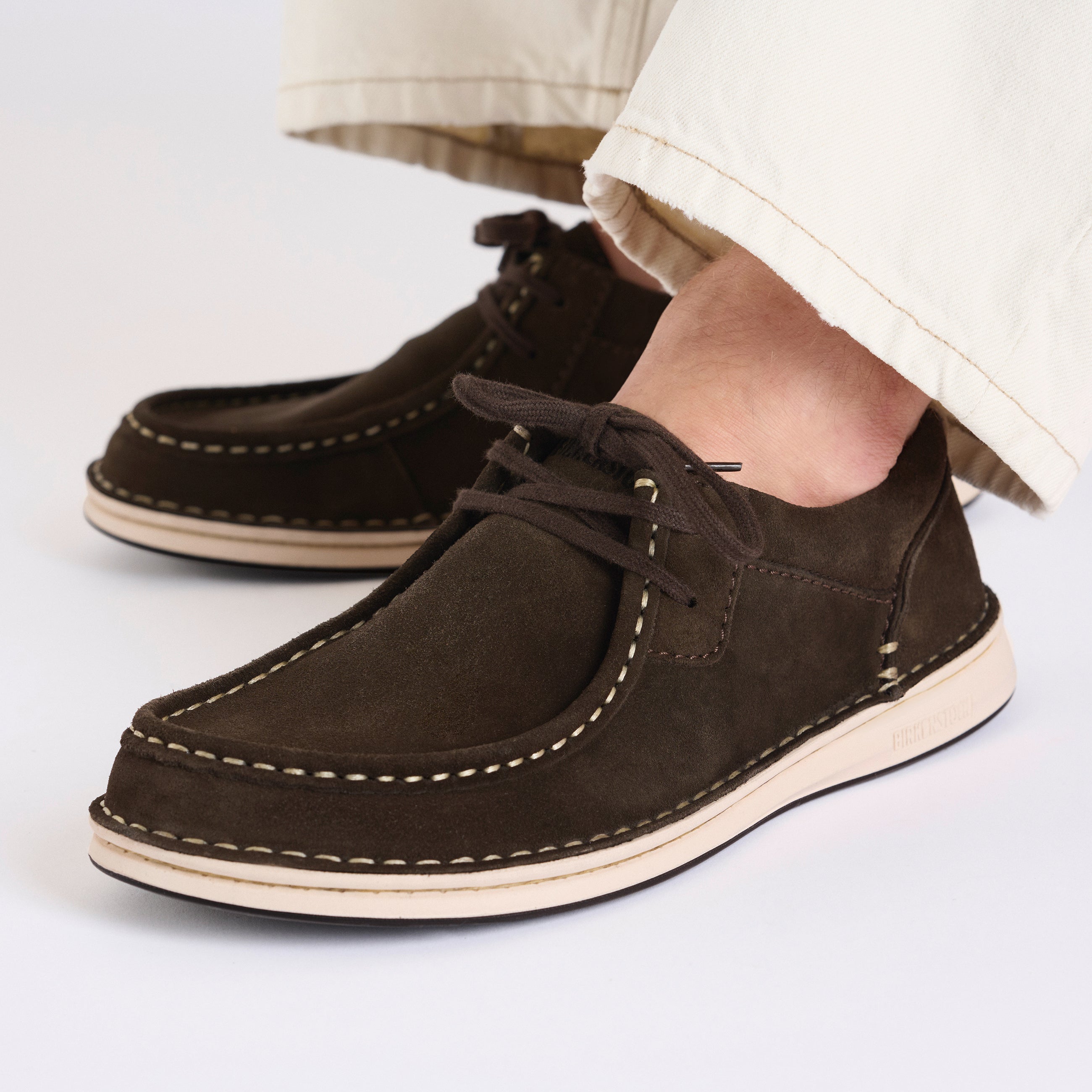 Birkenstock Pasadena Mocca Suede Leather