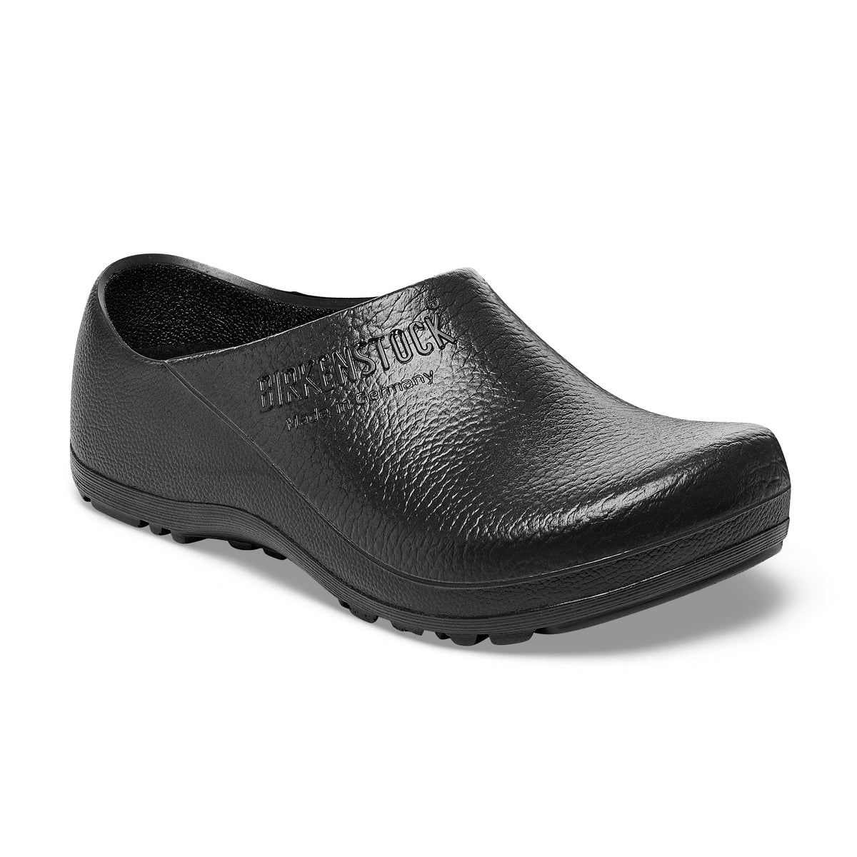 Birkenstock Profi Birki Black Polyurethane Clogs