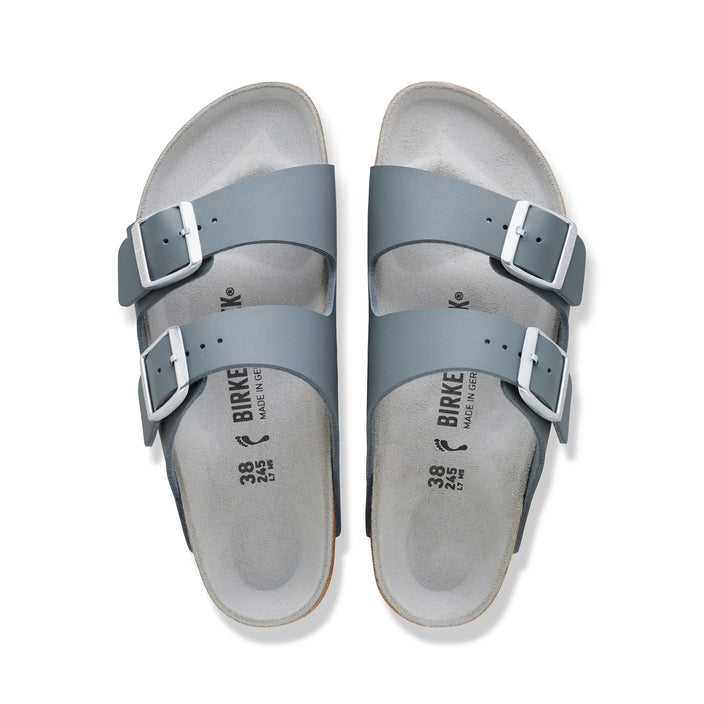 Birkenstock Australia Arizona Basalt Grey/Pure Sage Birko-Flor Top View