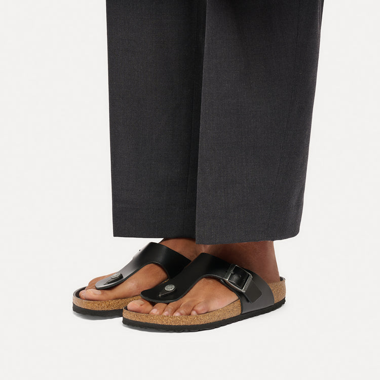Birkenstock Australia Ramses Semi Exquisite Black Amalfi Leather On Model 1